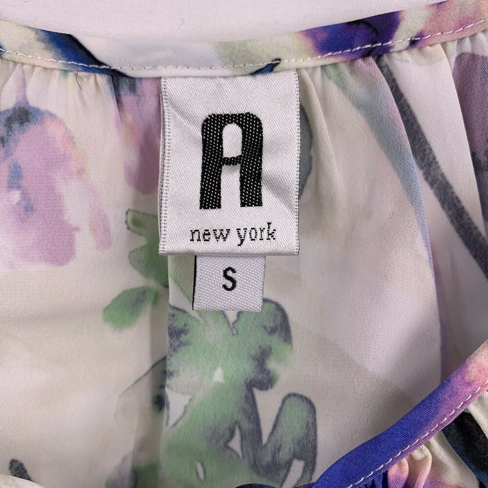 Amanda Uprichard Tulip Print Blouse New Small - Picture 3 of 4